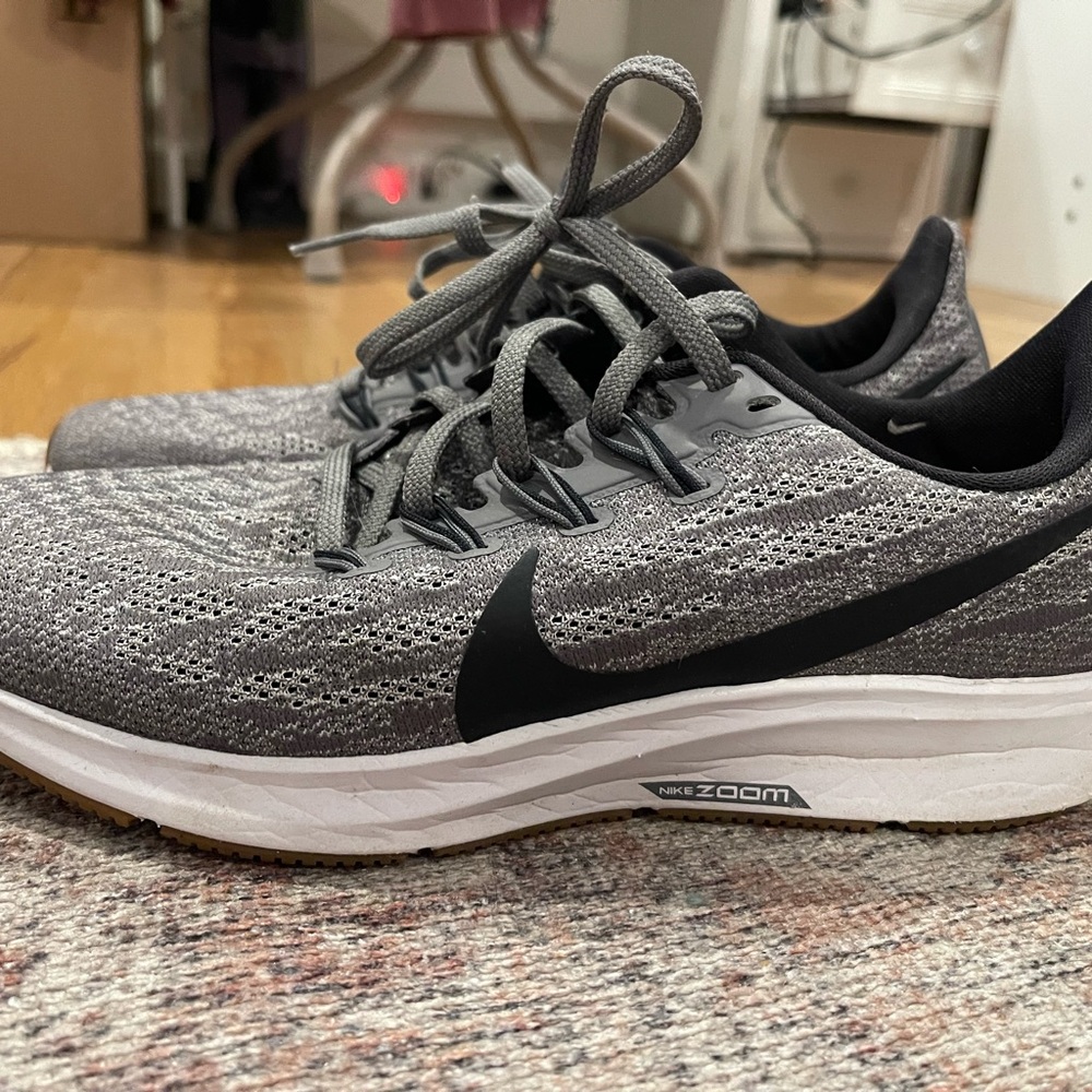 Nike Air Zoom Pegasus 36 Gun Smoke Running Shoes - AQ2210-001- Size 8